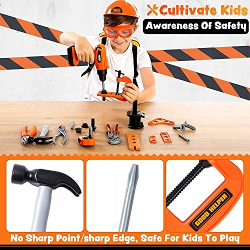 CHILDREN'S TOOL SET 32 PCS ROLE PLAY CONSTRUCTION TOYS Kid's age 0＋