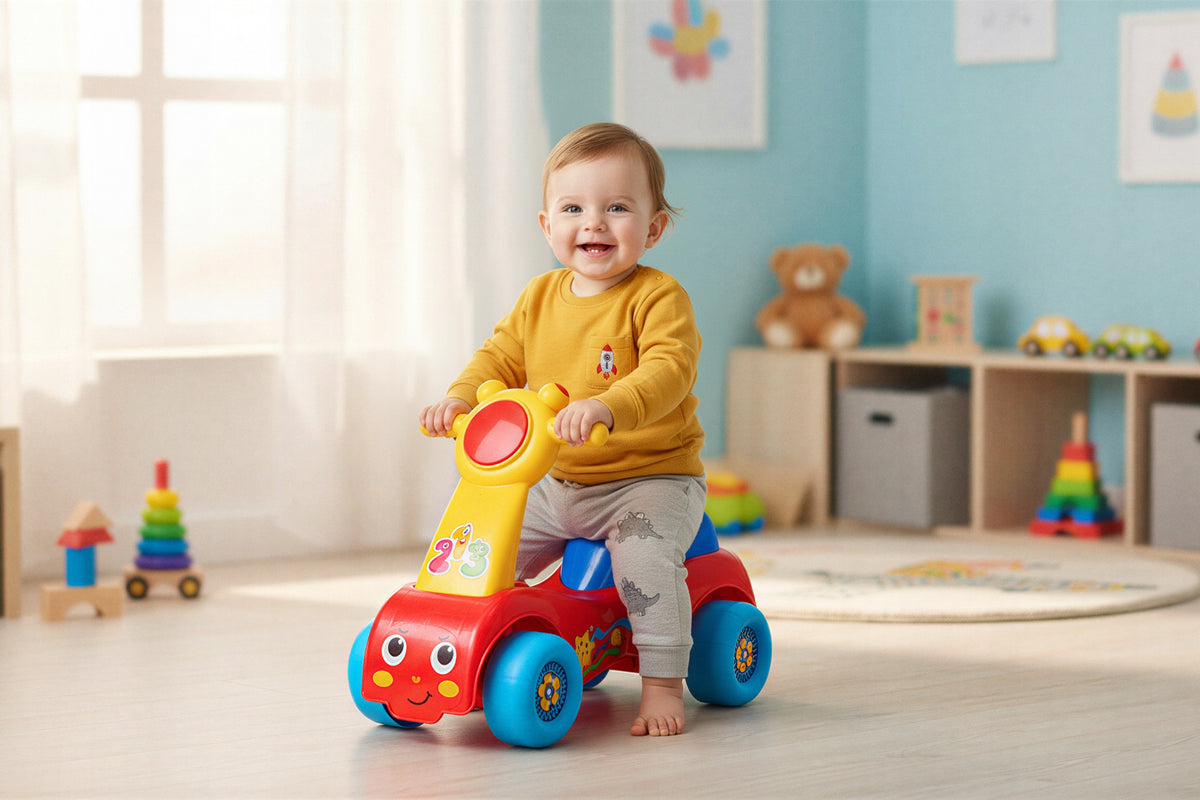 CHILDREN'S TOY INTERACTIVE WALKER BIKE Kid's age 18＋ months