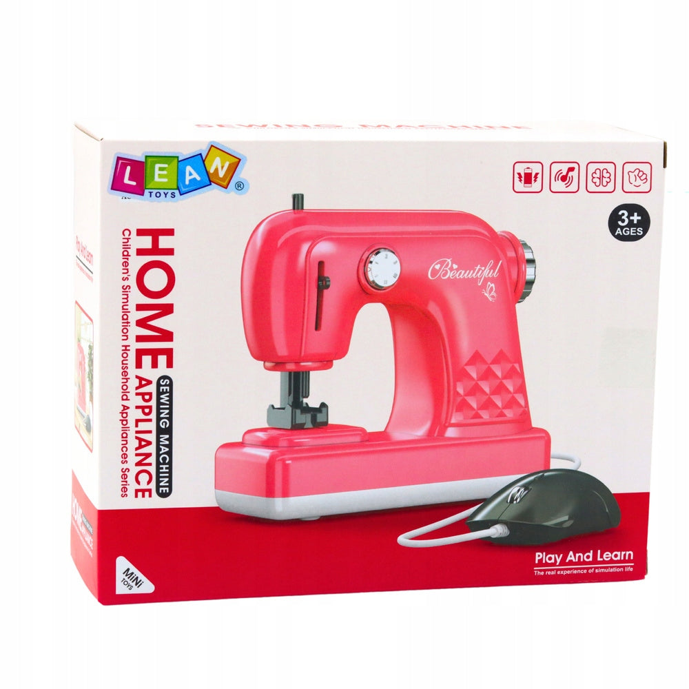 CHILDREN'S TOY SEWING MACHINE WITH MOUSE LIGHT