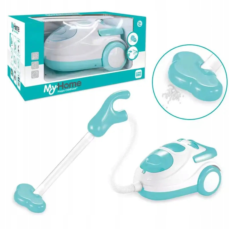 CHILDREN'S VACUUM CLEANER TOY PULLS BALLS GLOWS