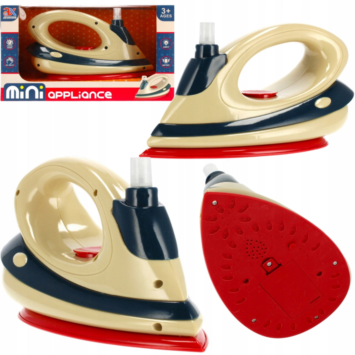 CHILDREN'S WATER SPRAYER IRON VIBRATES SOUNDS
