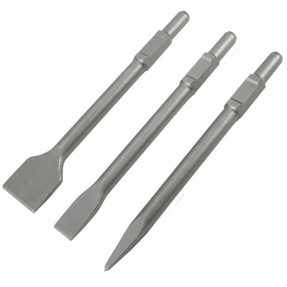 CHISELS HEX CHISEL SET 30 mm FOR DEMOLITION HAMMER