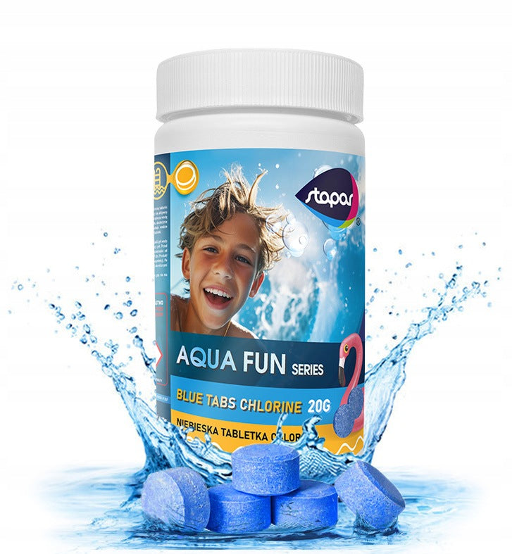 CHLOR BLUE Small Tablets Chemistry Pool Jacuzzi Blue Water STAPAR 20g 1kg Manufacturer code 5902349681184