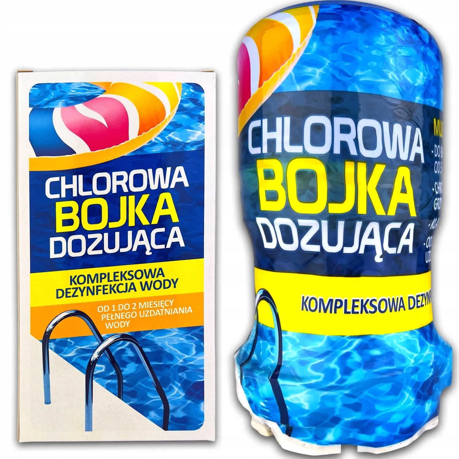 CHLORINE DOSING BUOY TABLETS POOL CHEMISTRY GAMIX Packaging status original