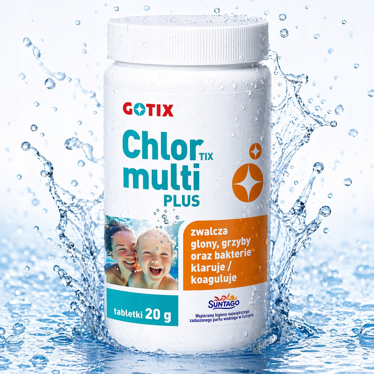 CHLORINE FOR POOL JACUZZI Multifunction tablets1kg 20g SPA POOL CHEMISTRY Manufacturer code T20
