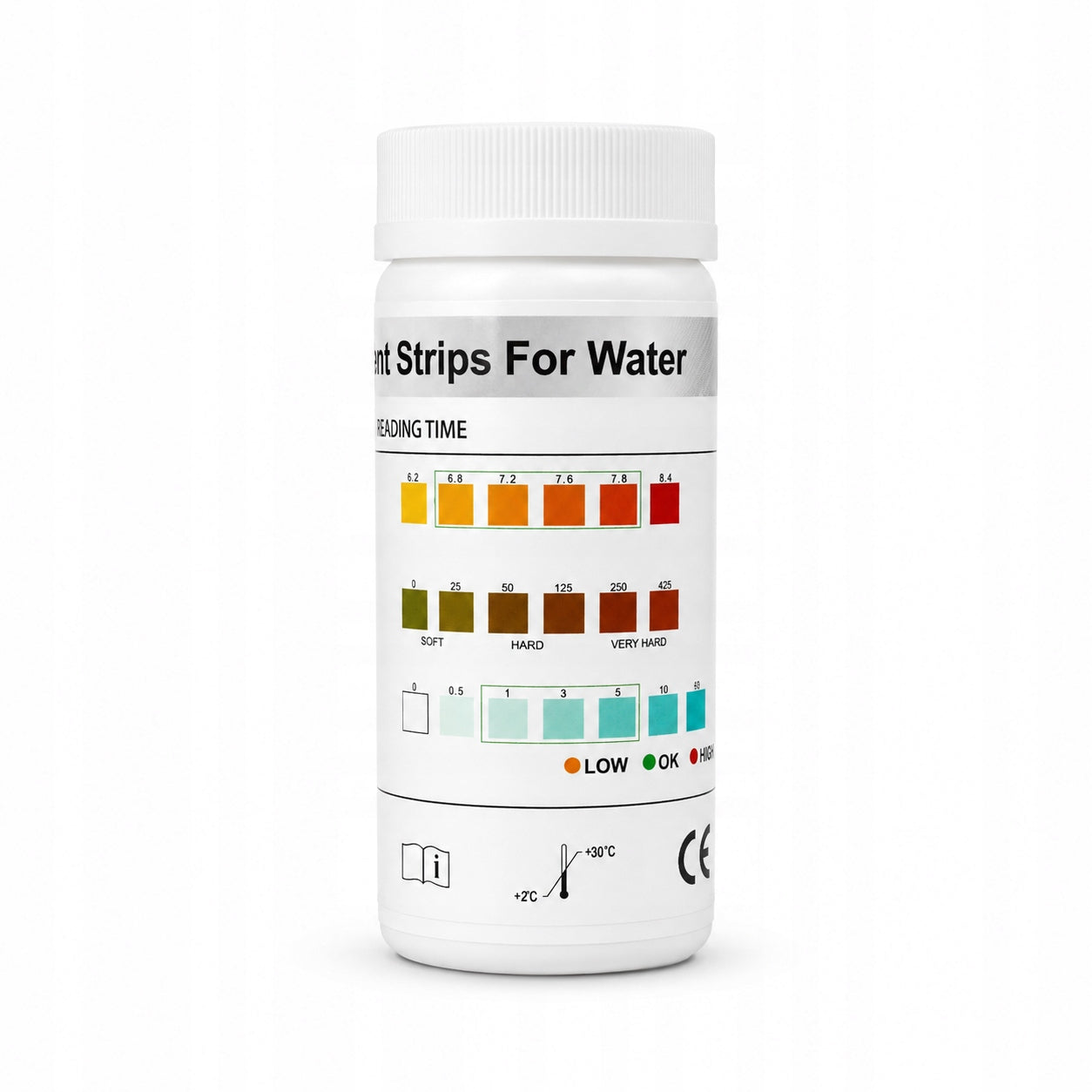 CHLORINE METER AND pH FOR POOL JACUZZI WATER TESTER 2 in 1 CALIBRATION STRIPS Packaging status original
