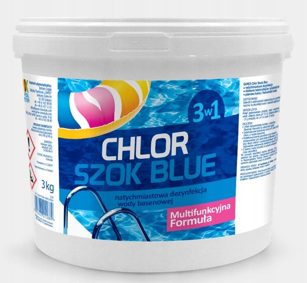 CHLORINE SHOCK BLUE GAMIX 5 KG Product form tablets