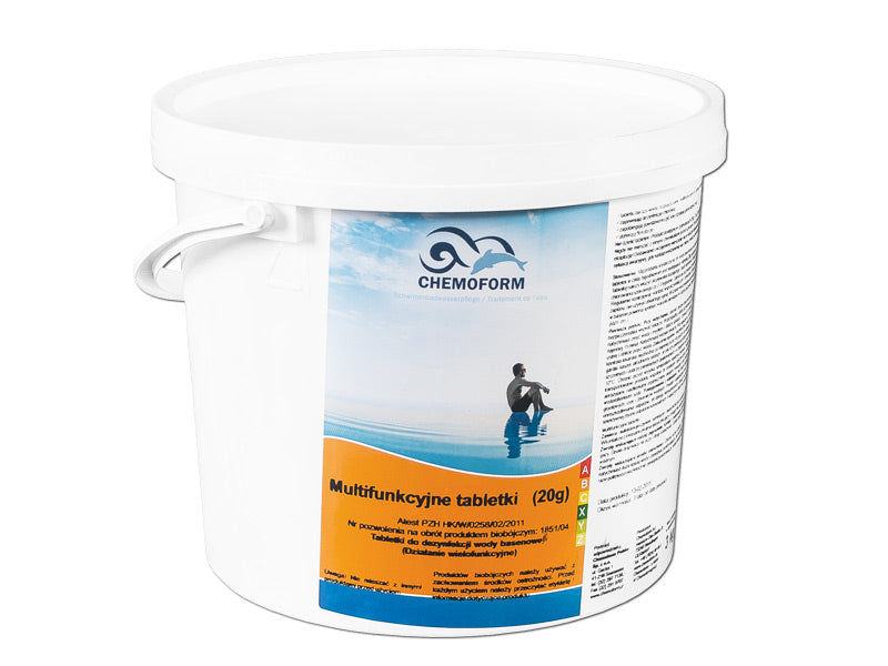 CHLORINE SHOCK BLUE GAMIX 5 KG Product weight with unit packaging 5 kg