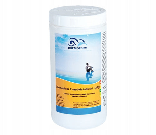 CHLORINE SHOCK FOR POOL Chemoform quick tablets (20G) 1KG