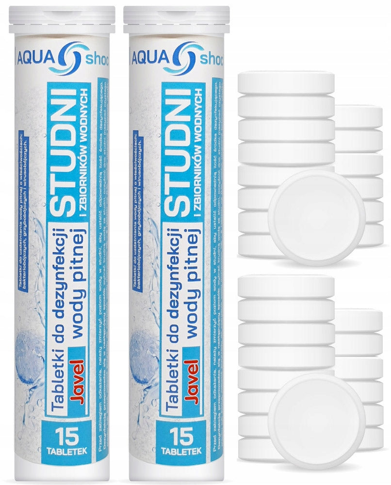 CHLORINE TABLETS for DRINKING WATER TREATMENT in WELLS Packaging status original
