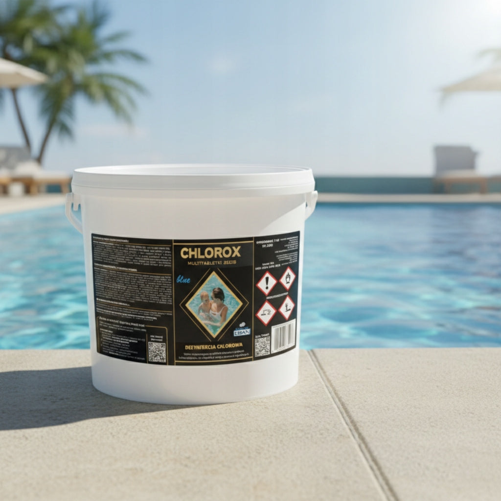 CHLOROX MULTITABLETS 200G BLUE 5KG CHLORINE TABLETS FOR SWIMMING POOL CHEMISTRY POOL Brand EBAN