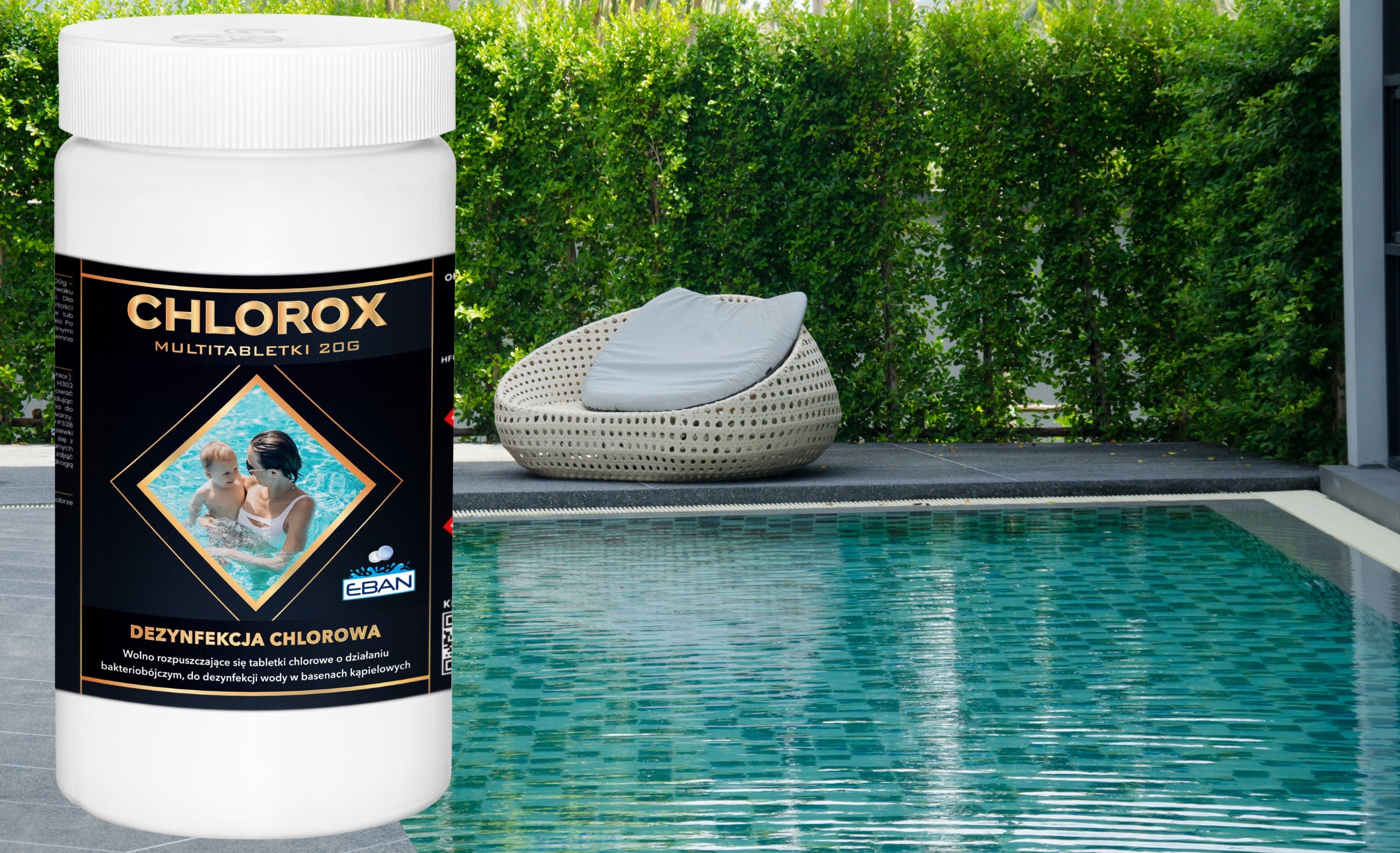 CHLOROX MULTITABLETS 20G 1KG CHLORINE TABLETS FOR SWIMMING POOL SPA CHEMISTRY Packaging status original