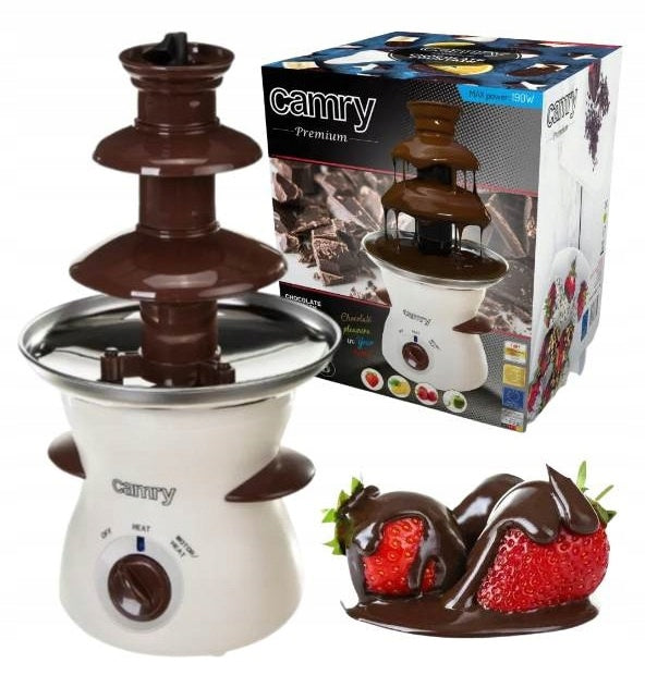 CHOCOLATE FOUNTAIN 3 LEVELS 0,5L FONDUE 190W