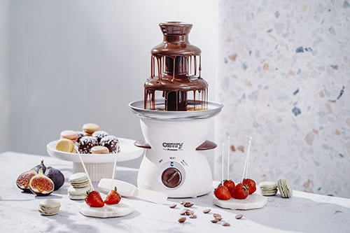 CHOCOLATE FOUNTAIN 3 LEVELS OF DELICIOUS CHOCOLATE FOR BIRTHDAY PARTIES Packaging status original