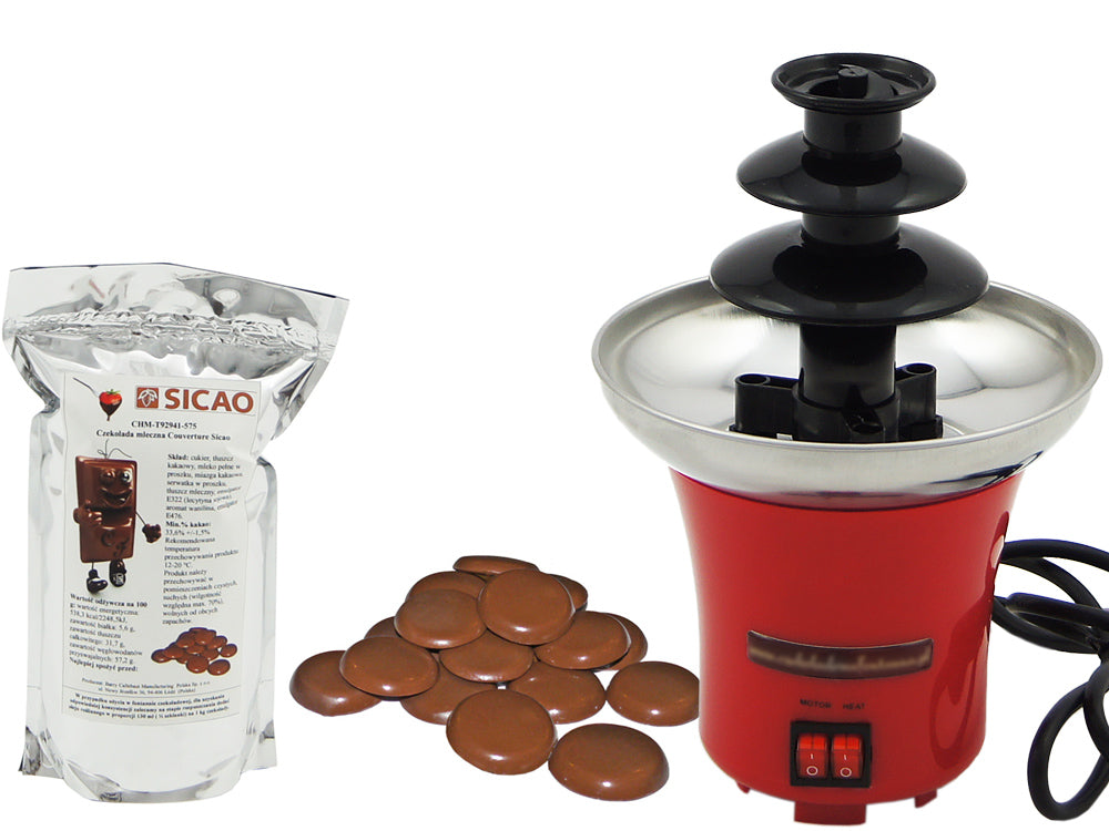 CHOCOLATE FOUNTAIN CF23+0,5kg SICAO MILK CHOCOLATE