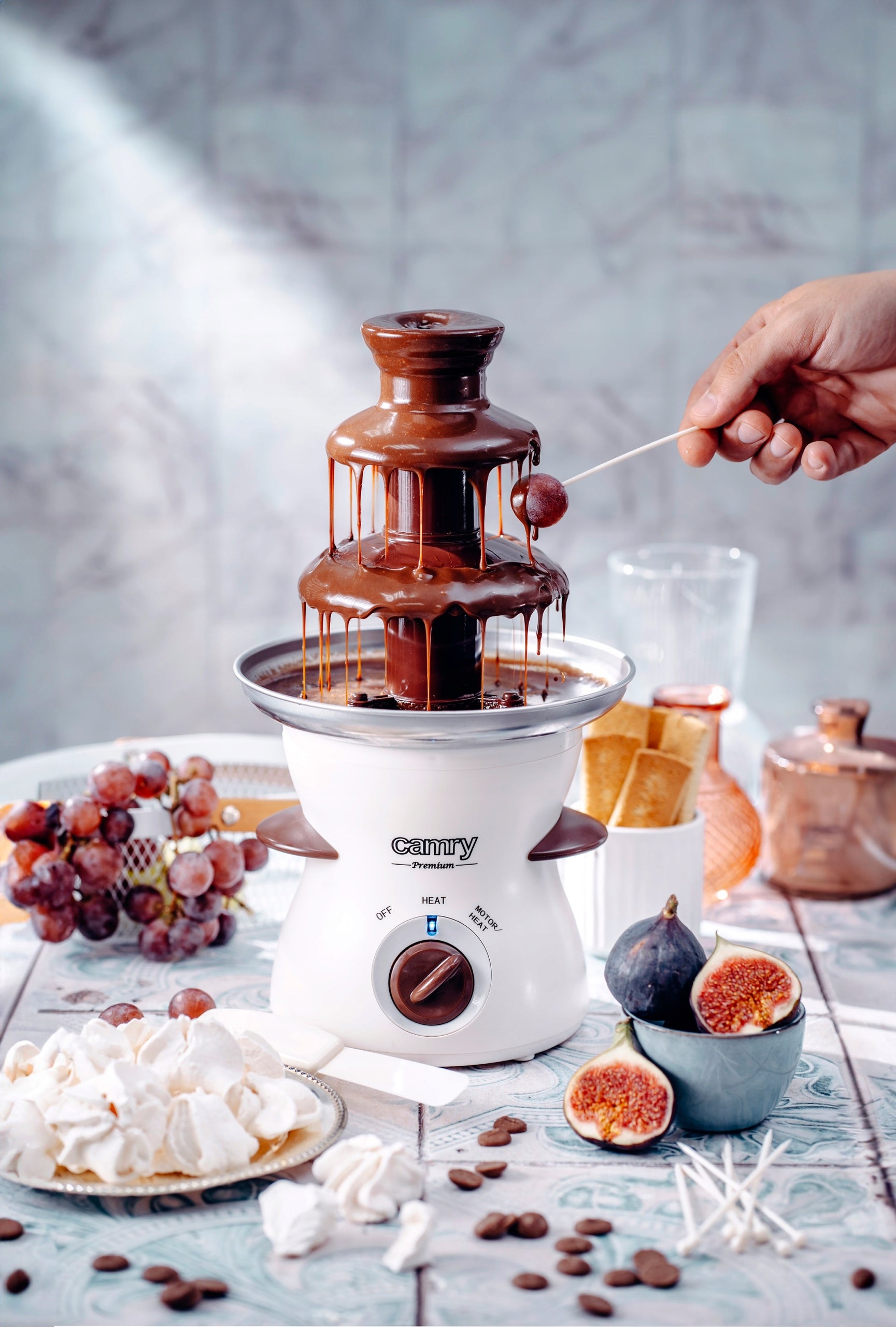 CHOCOLATE FOUNTAIN GIFT BABY DAY Manufacturer code FONTANNA DO CZEKOLADY CZEKOLADOWA CZEKOLADA