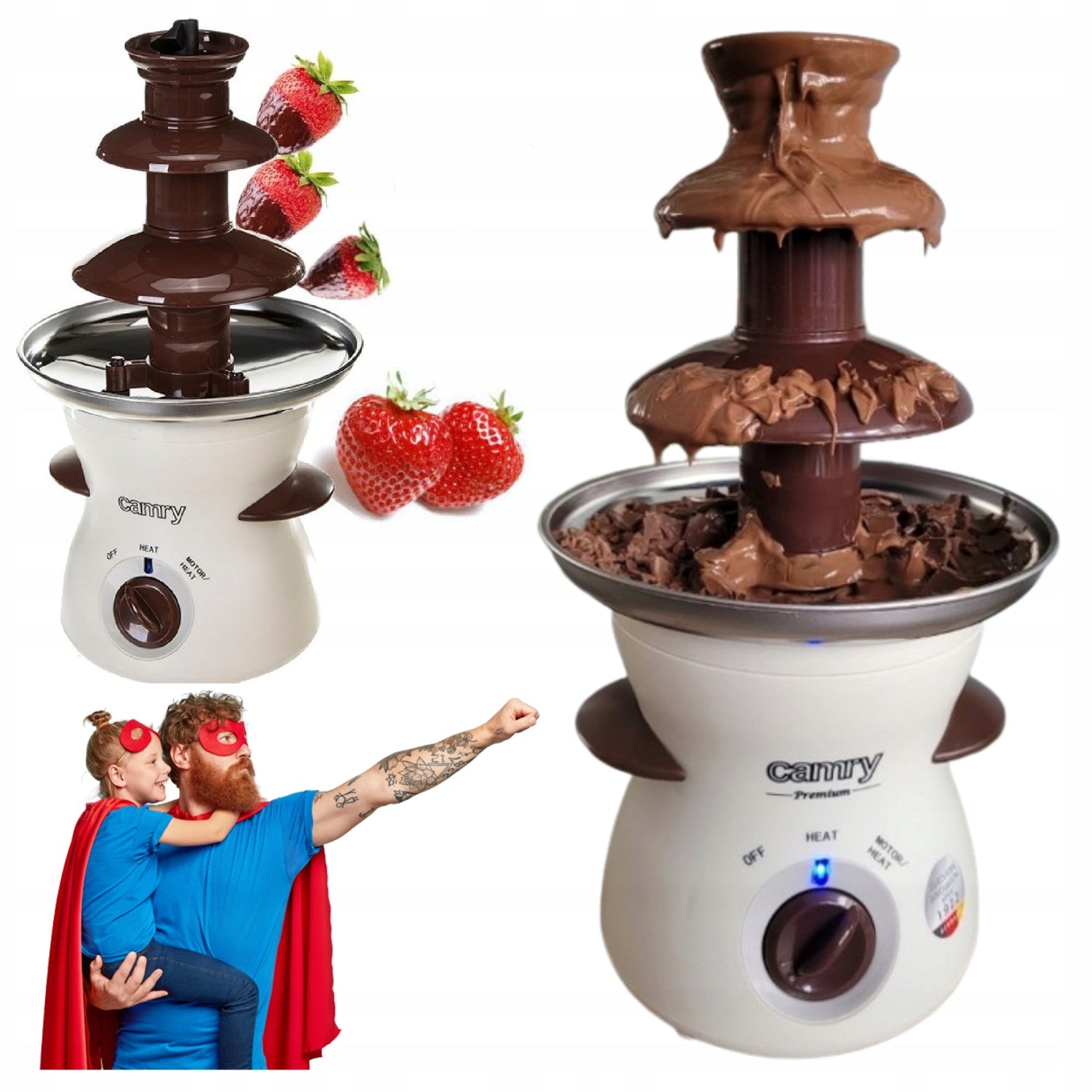 CHOCOLATE FOUNTAIN GIFT BABY DAY