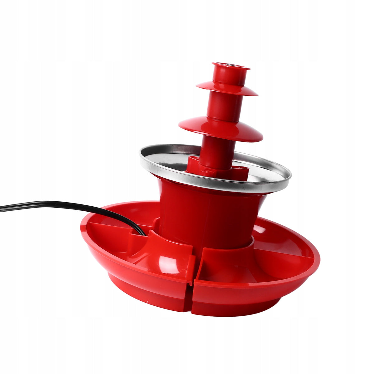 CHOCOLATE FOUNTAIN MACHINE FOR PARTIES Dominant color red
