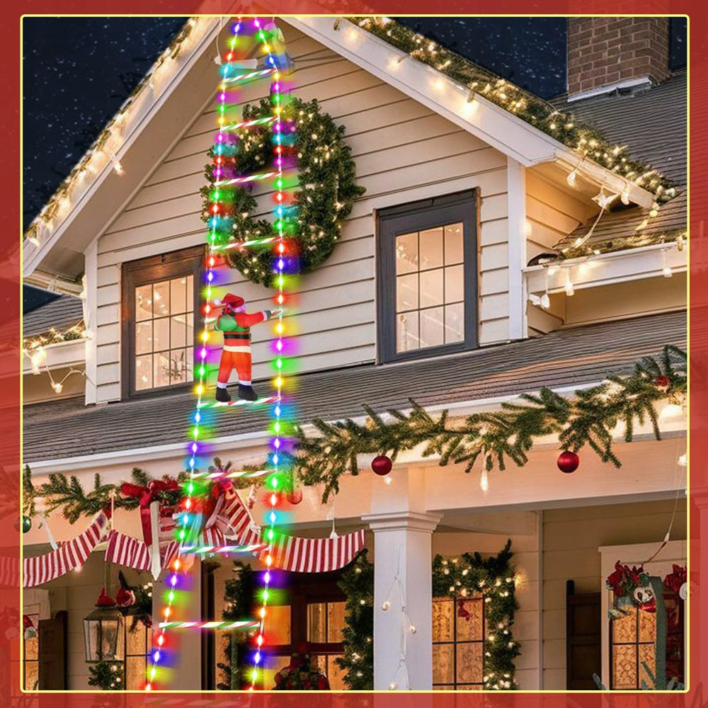 CHRISTMAS DECORATION LED SANTA CLAUS CLIMBING THE LADDER GLOWING 300cm Manufacturer code 6LT0967EU0967