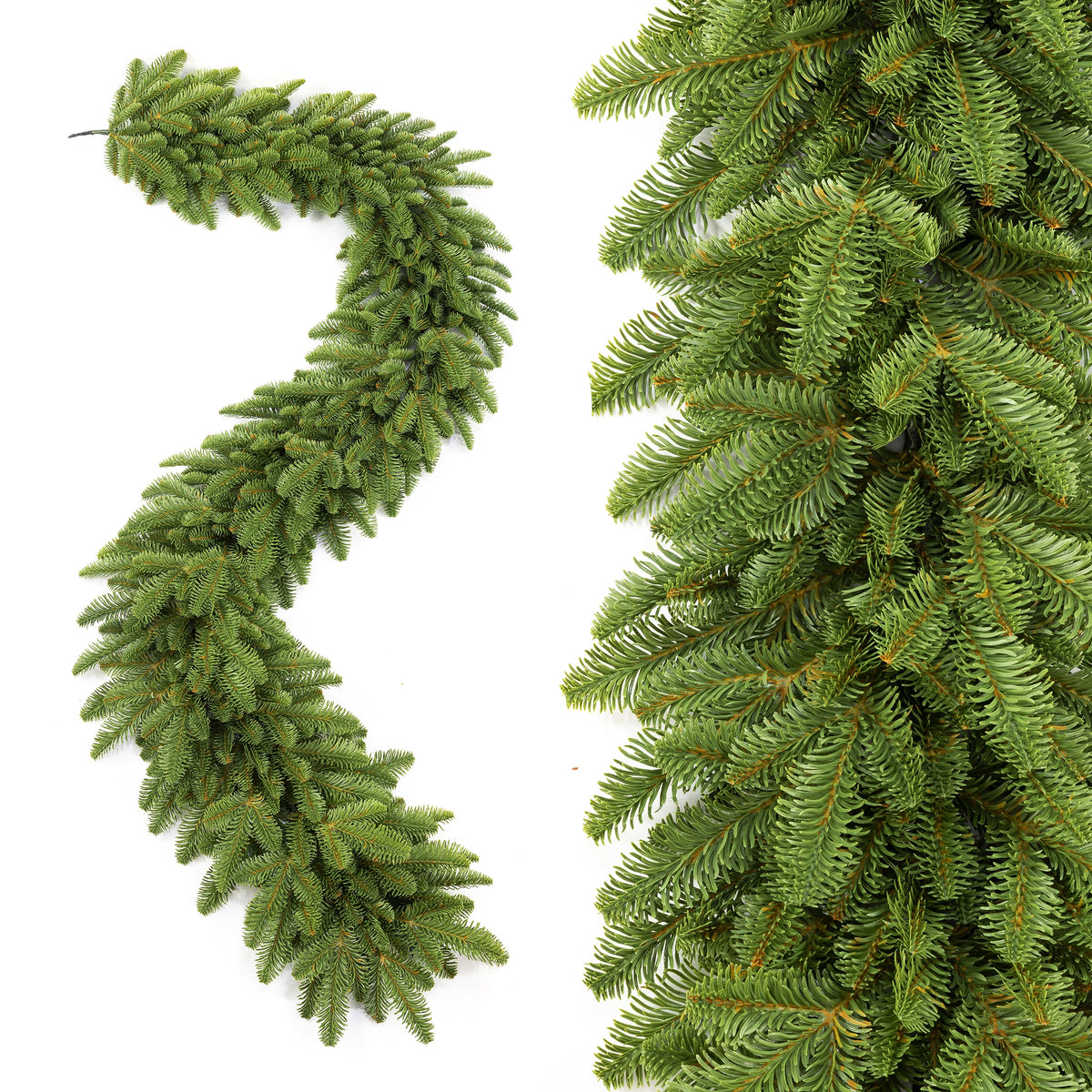 CHRISTMAS Garland CHRISTMAS TREE Fir LIGHT green PE DENSE NOBILIS 100CM Manufacturer code JODŁA PE JAK ŻYWA