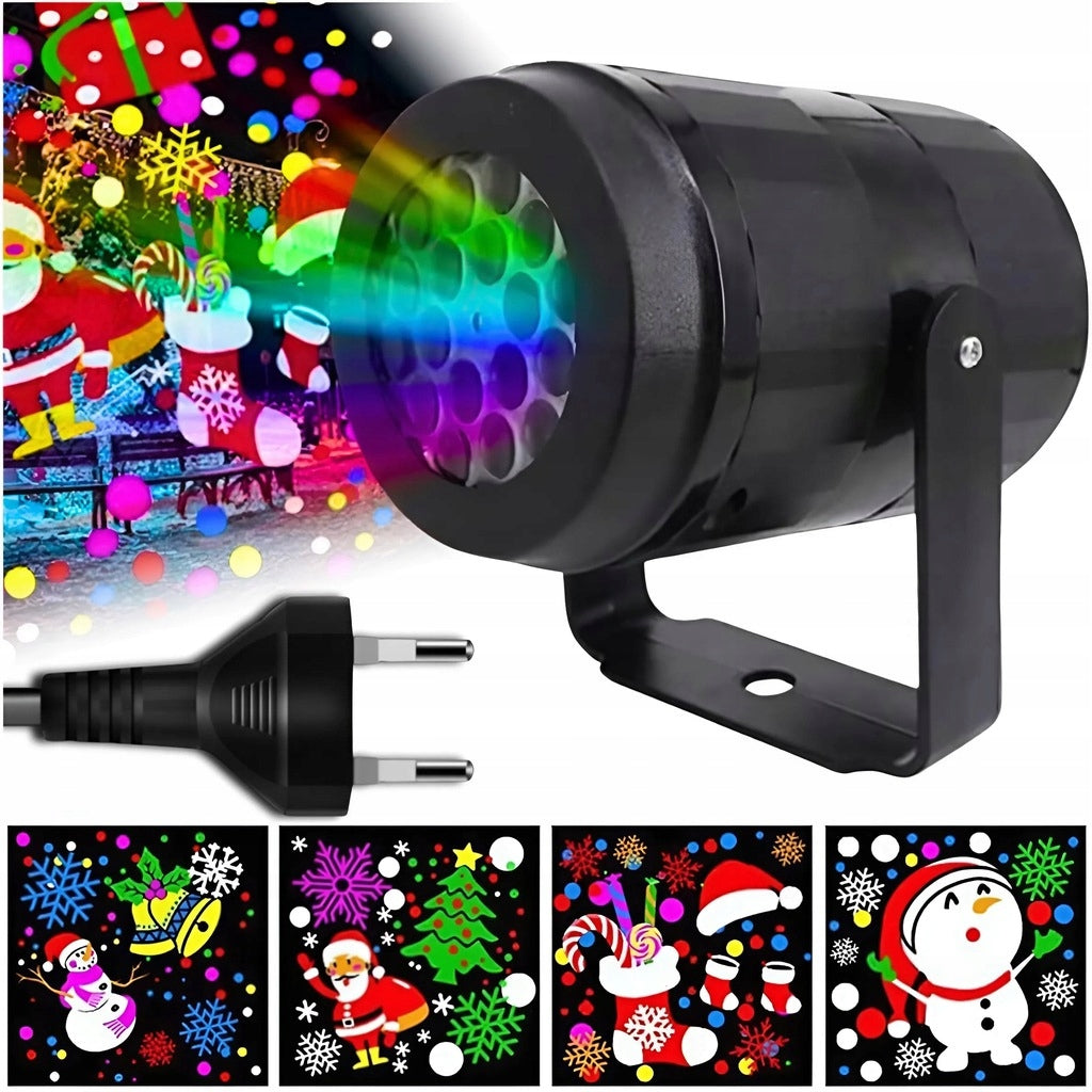 CHRISTMAS LASER GARDEN PROJECTOR FOR HOME PROJECTOR SNOW SANTA CLAUS PATTERNS Manufacturer code projektor rgb do ogrodu rzutnik