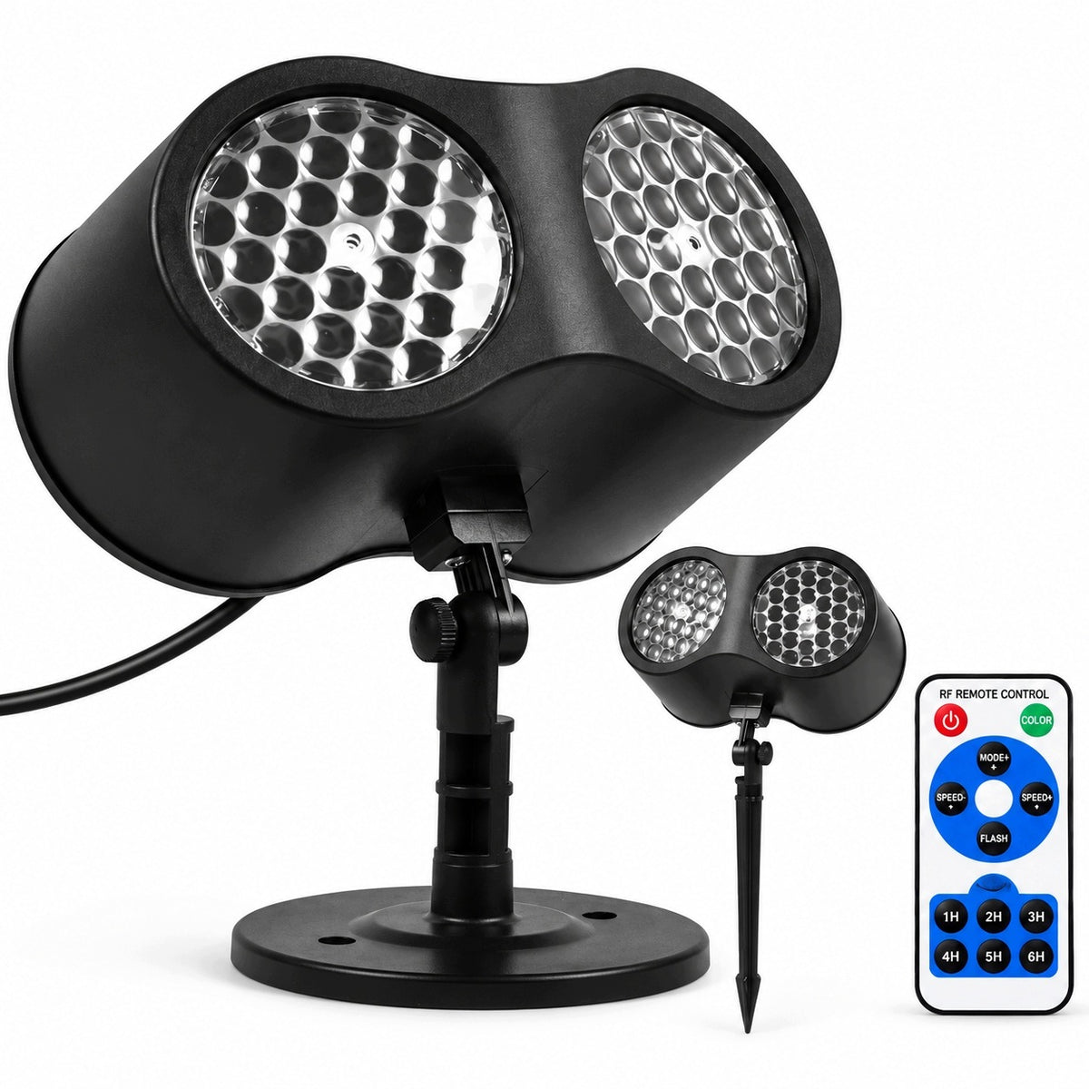 CHRISTMAS LED PROJECTOR 16 ROTATING THEMES WITH REMOTE CONTROL FOR HOME GARDEN Packaging status original