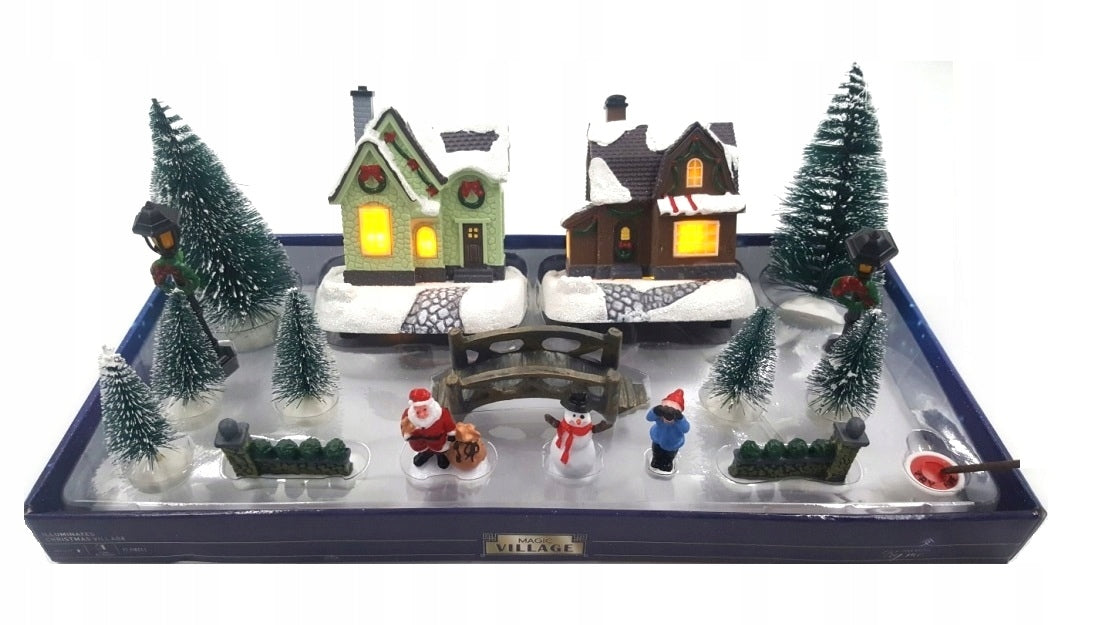 CHRISTMAS NATIVITY SCENE 17el. set with bridge N2 Manufacturer code MOSTEK