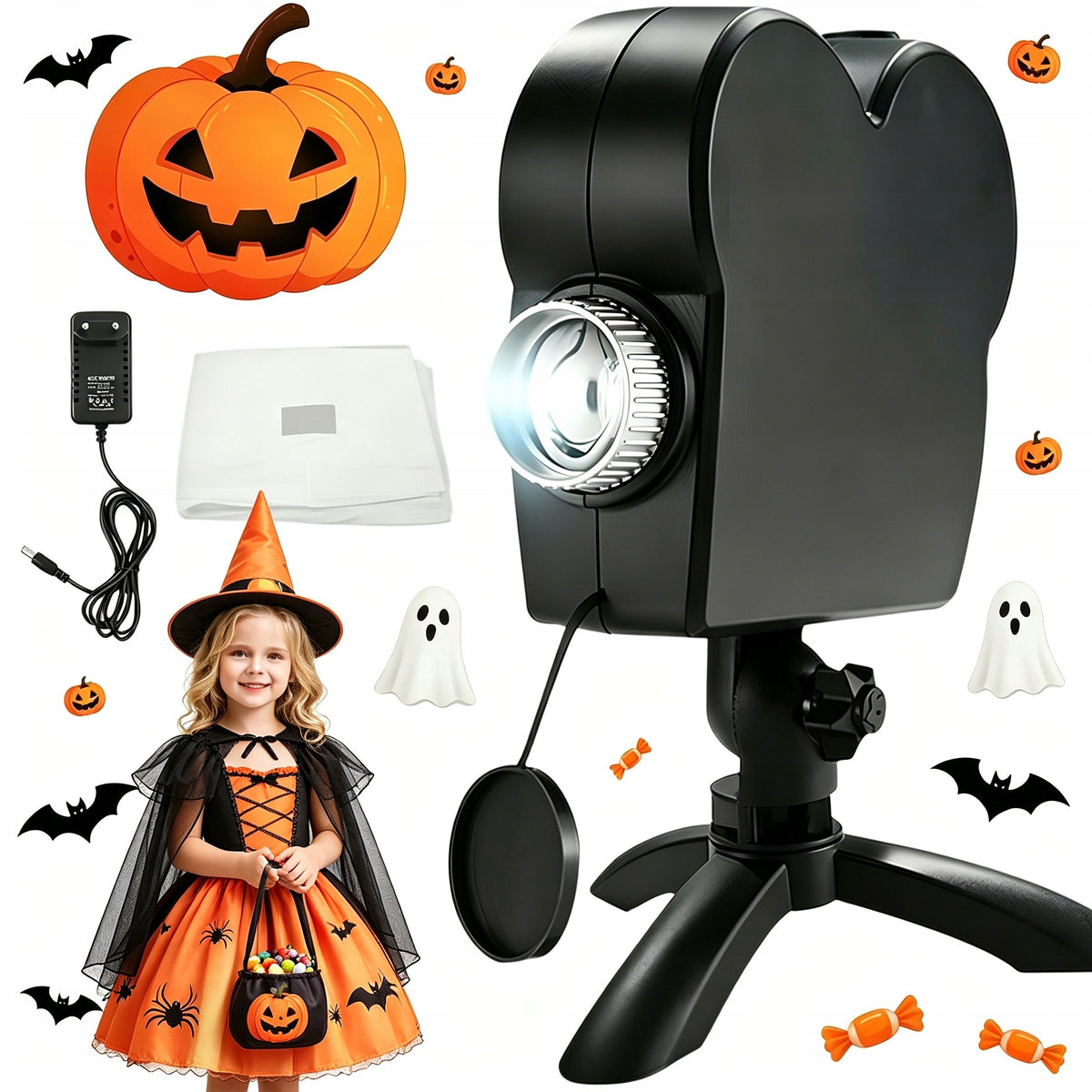 CHRISTMAS PROJECTOR HALLOWEEN CHRISTMAS BLACK PROJECTOR LED SET
