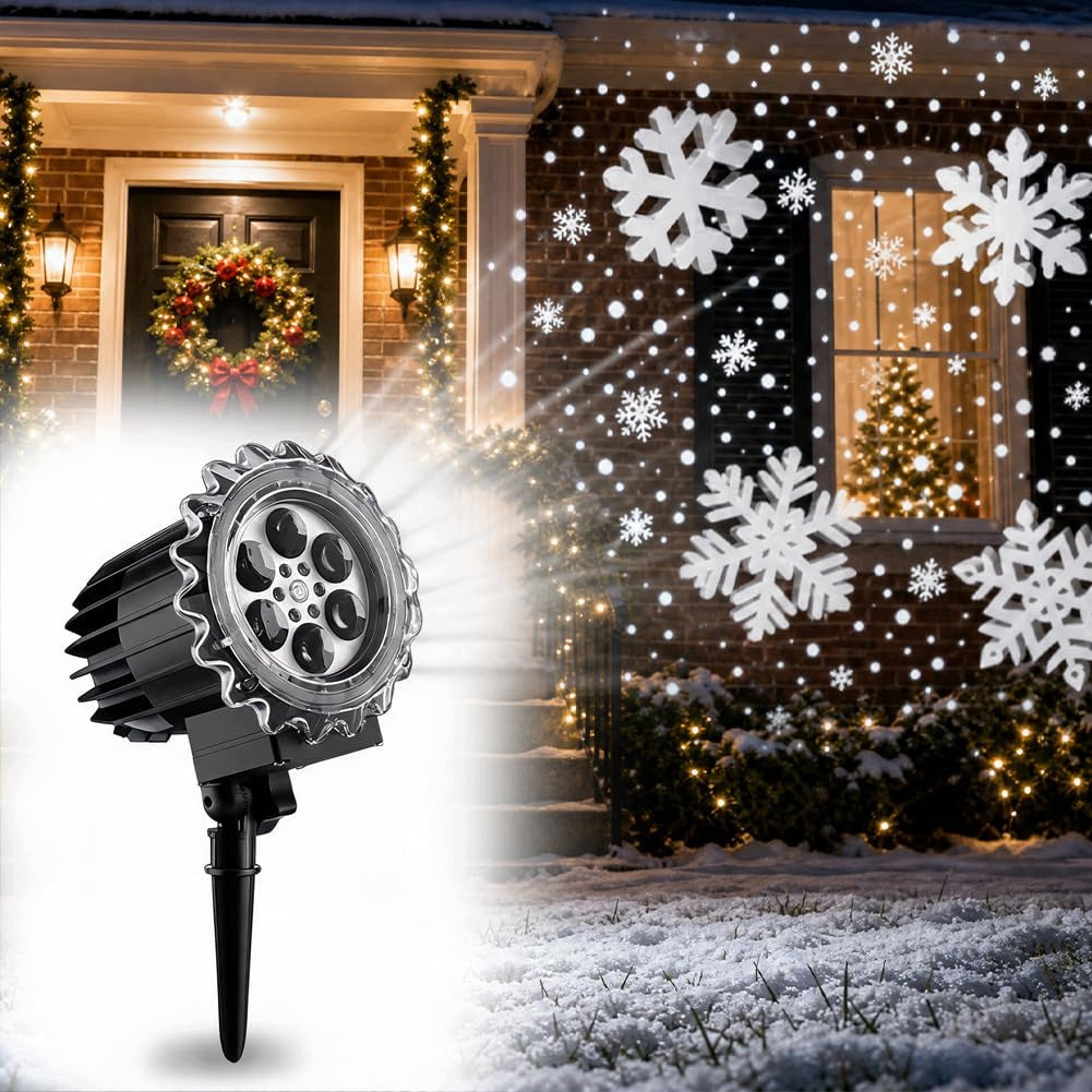 CHRISTMAS PROJECTOR LED SNOWFLAKES HD 3D 70 M2 GARDEN FACADE Manufacturer code 845657487572