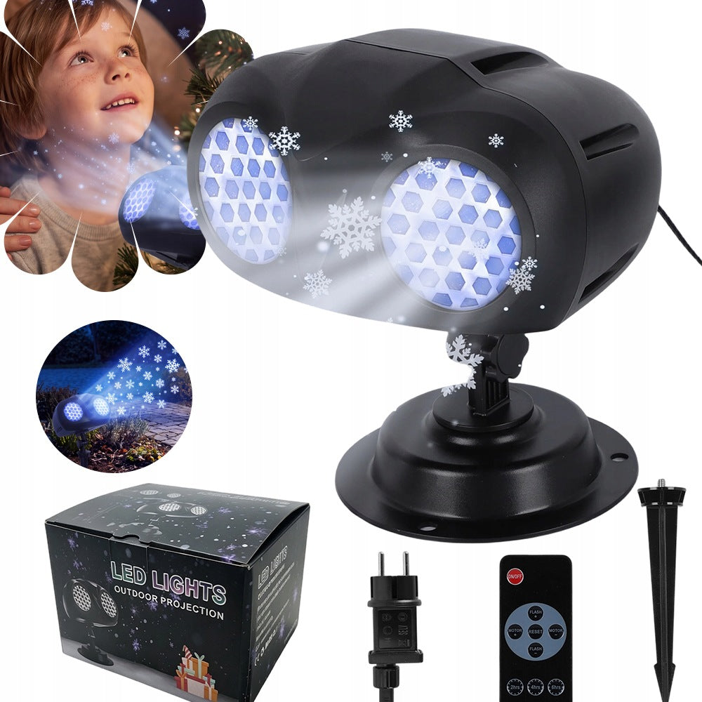 CHRISTMAS PROJECTOR WITH LED HEAD SNOW, FOR CHRISTMAS, PARTY