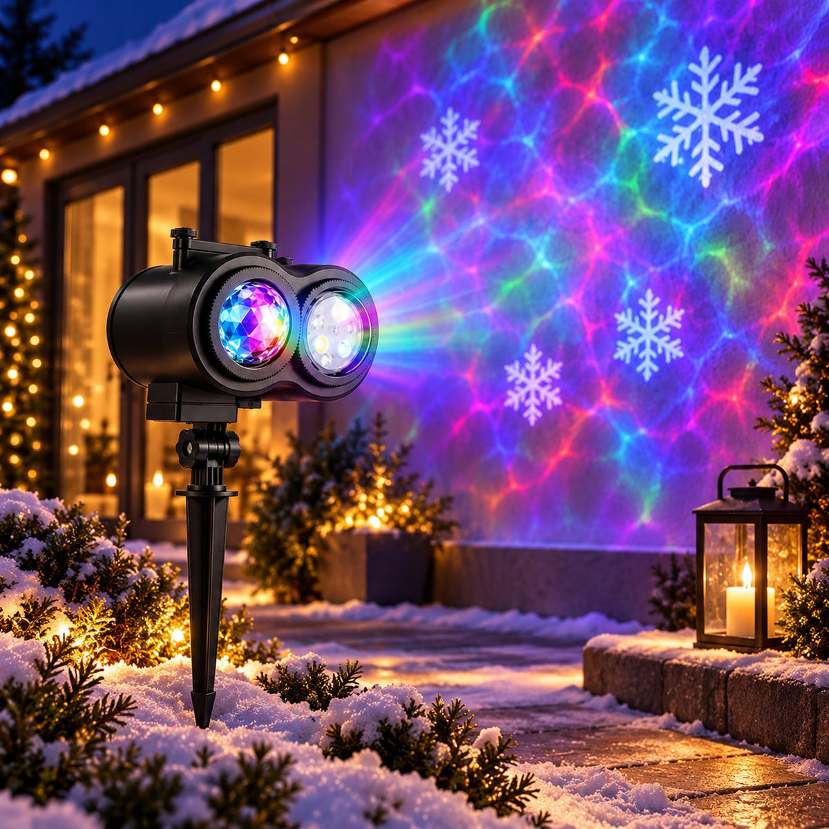 CHRISTMAS PROJECTOR WITH SLIDES AND REMOTE CONTROL FOR CHRISTMAS Manufacturer code HG11050-URODZINY