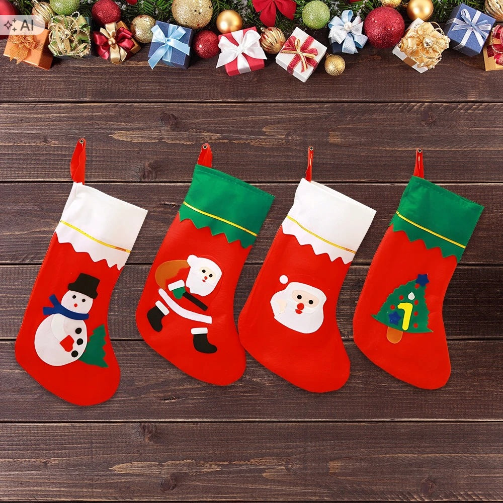CHRISTMAS SOCK FOR GIFTS SANTA CLAUS SOCK BAG ELF Manufacturer code RC-K-302