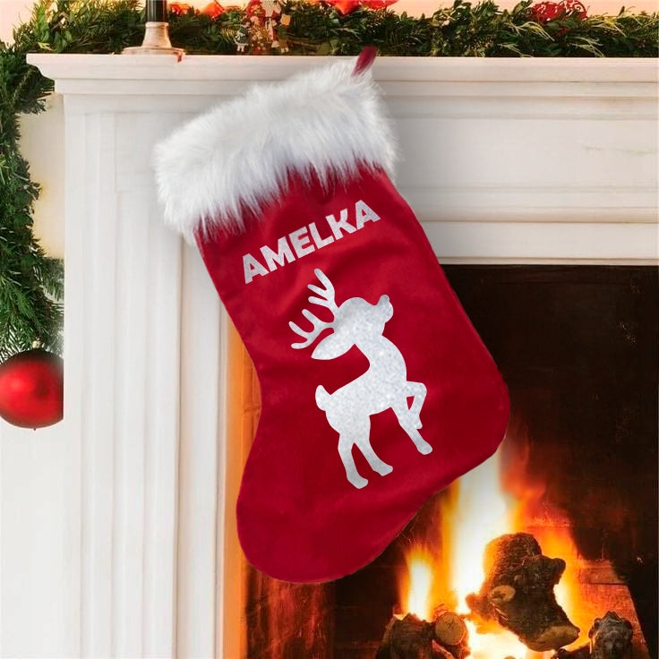 CHRISTMAS SOCKS FOR FIREPLACE WITH NAME FOR GIFTS SOCKS FOR FIREPLACE Brand no brand