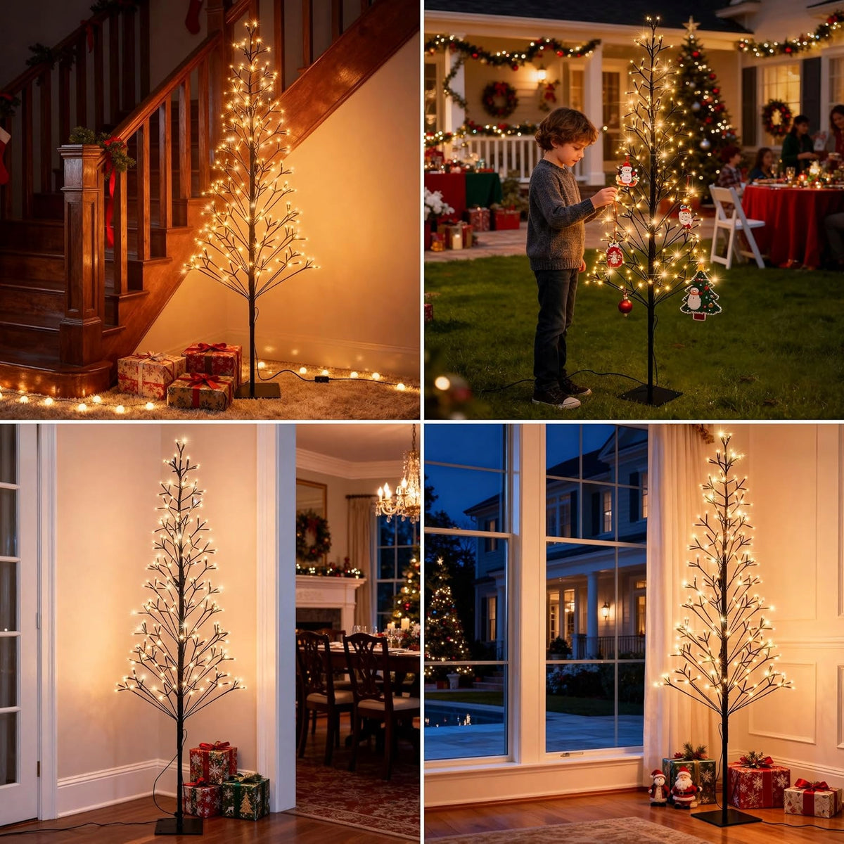 CHRISTMAS TREE 261 LED with TIMER 150cm warm white decoration Manufacturer code 6134801