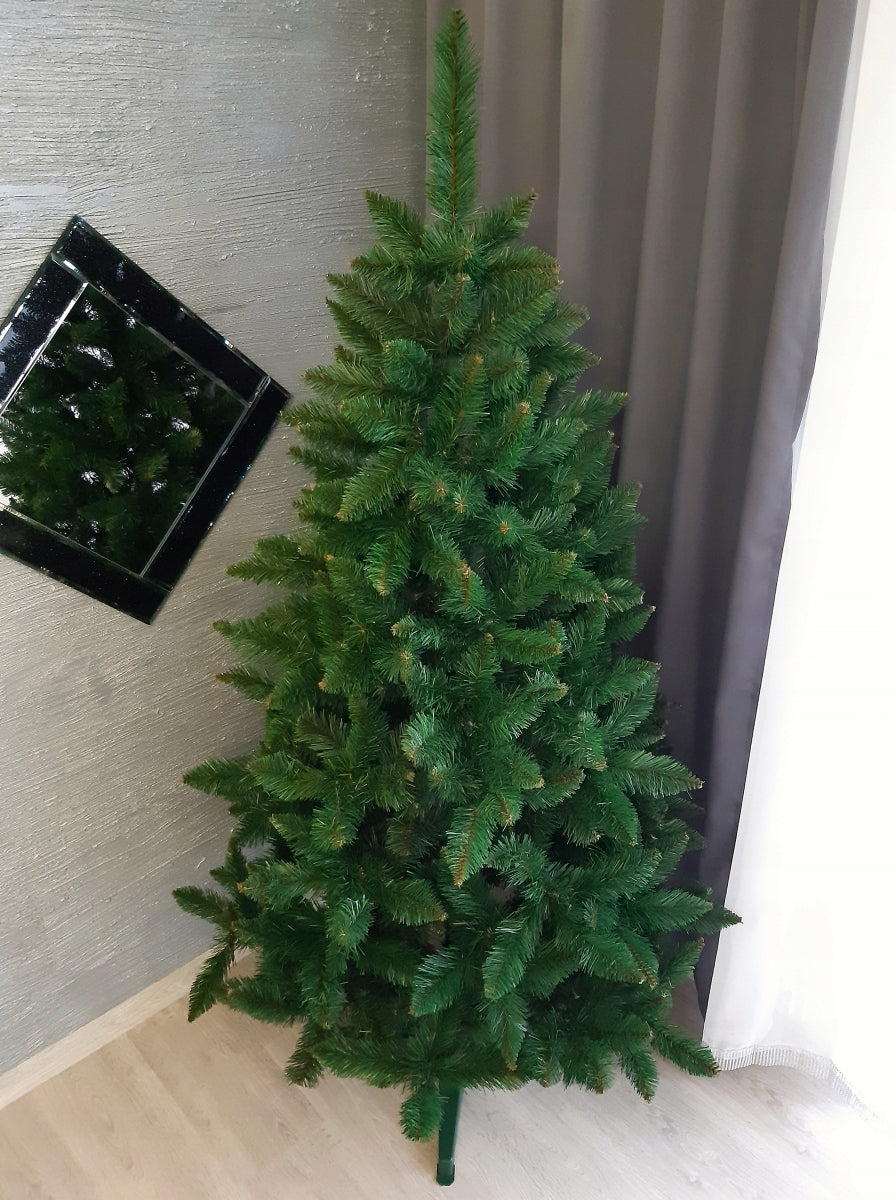 CHRISTMAS TREE ARTIFICIAL FIR GREEN 90 cm DENSE + stand Manufacturer code Choinka zielona naturalna 90cm ze stojakiem