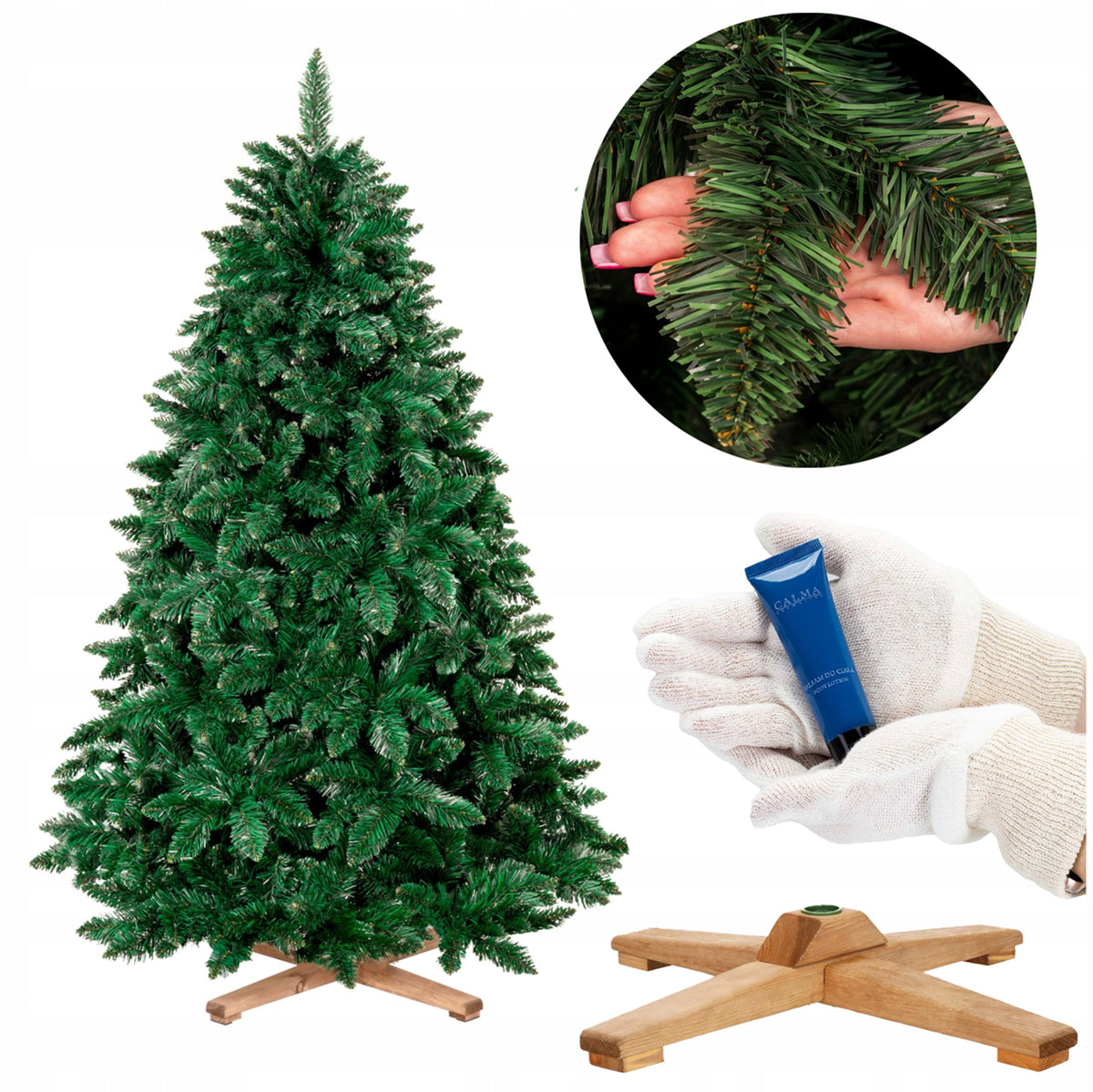 CHRISTMAS TREE ARTIFICIAL FOREST PINE ROYAL TREES DELUX PREMIUM 180cm DENSE +FREEBIE