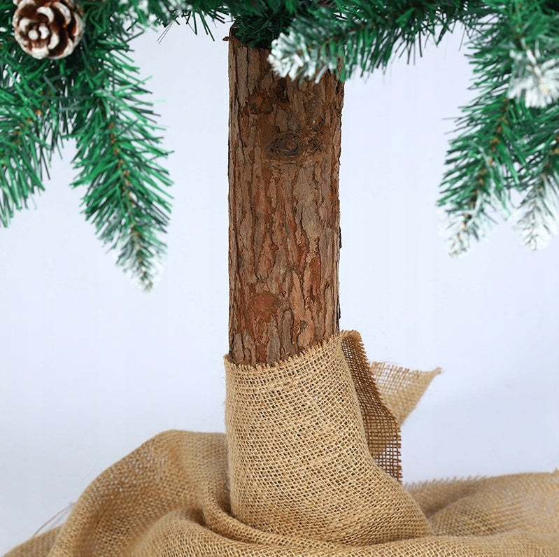CHRISTMAS TREE ARTIFICIAL ON NATURAL TRUNK 180CM DIAMOND PINE Manufacturer code CHOINKA SZTUCZNA NA PNIU 180CM-42612