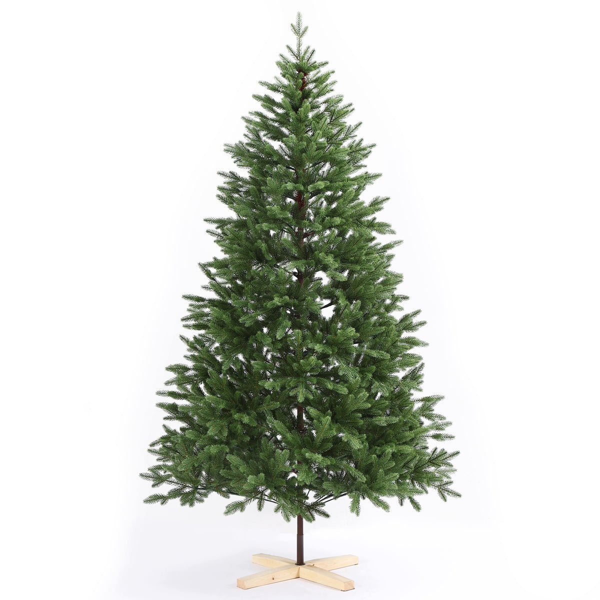 CHRISTMAS TREE ARTIFICIAL SPRUCE NATURAL 210cm PE 100% LIVING PREMIUM GARDENOVE Packaging status original