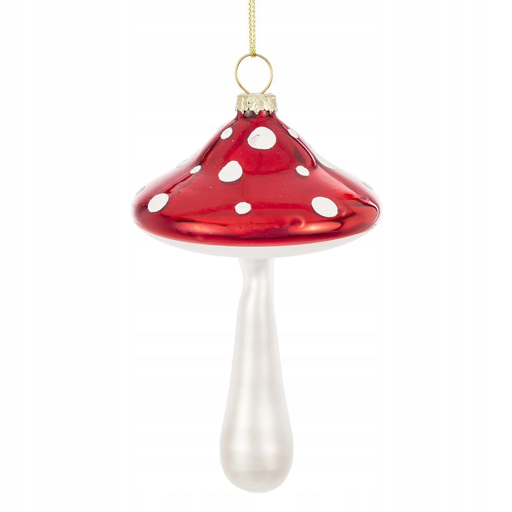 CHRISTMAS TREE BAUBLES MUSHROOM TOADSTOOL SET 4PCS RED WHITE CHRISTMAS TREE BAUBLES Brand Styldekor