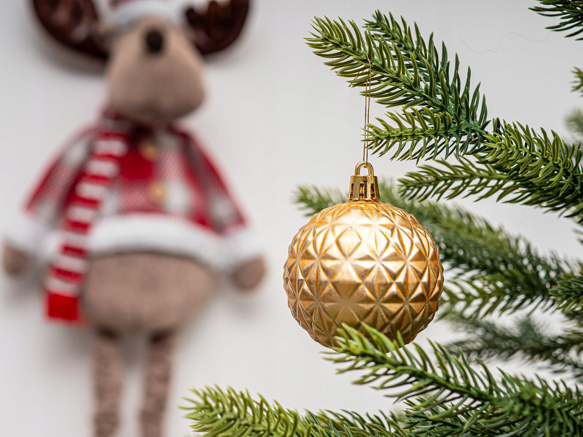 CHRISTMAS TREE BAUBLES UNBREAKABLE PATTERNS 120 PIECES LARGE SET XXL CHRISTMAS Manufacturer code 120 szt nietłukące bombka ozdoba święta