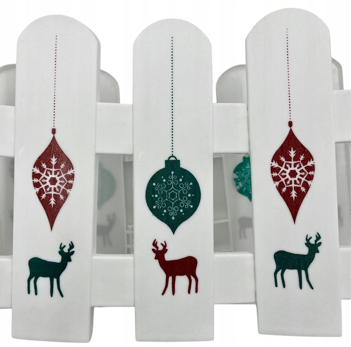 CHRISTMAS TREE COVER FOR STAND PLANTER FOLDING WHITE FENCE EAN (GTIN) 5905799968690