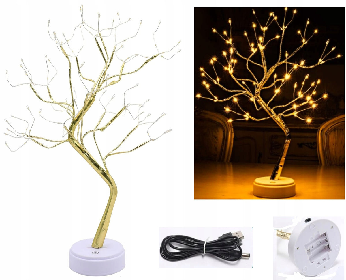 CHRISTMAS TREE LIGHTS NIGHT LIGHT DECORATIVE TREE NIGHT LIGHT 108LED XXL 50cm