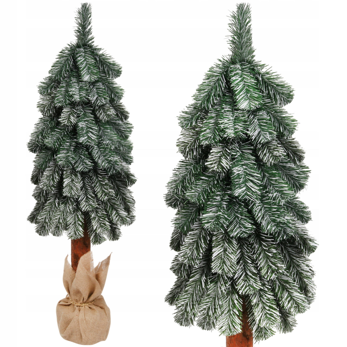 CHRISTMAS TREE ON THE TRUNK artificial Christmas trees Polish production natural trunk Goliat