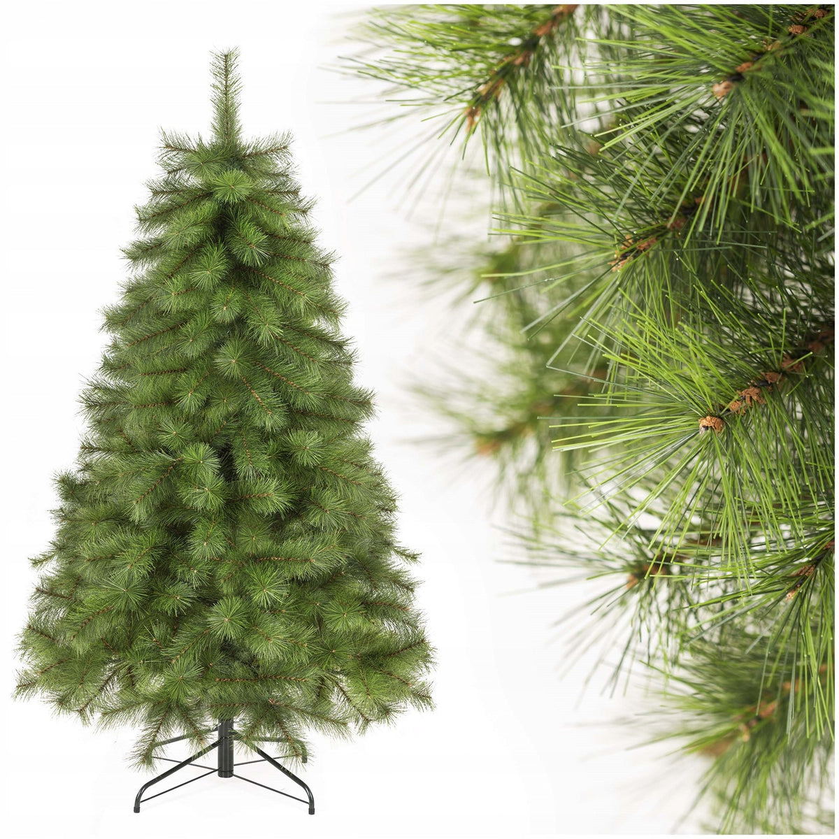 CHRISTMAS TREE PREMIUM PINE NORDIC GREEN 180cm FIR SPRUCE ARTIFICIAL + FREEBIE
