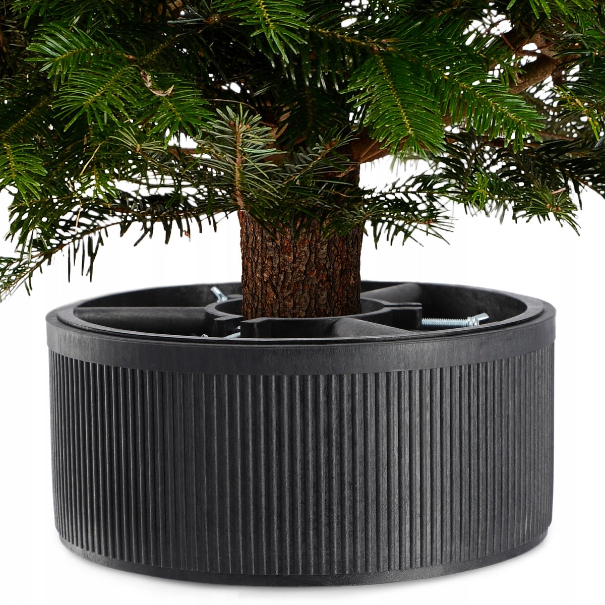CHRISTMAS TREE STAND CHRISTMAS TREE CONTAINER 5 L FOR TREE 1,5 m GRAPHITE