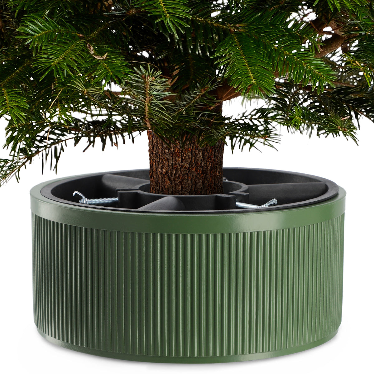 CHRISTMAS TREE STAND CHRISTMAS TREE CONTAINER 5 L FOR TREE 1,5 m GREEN