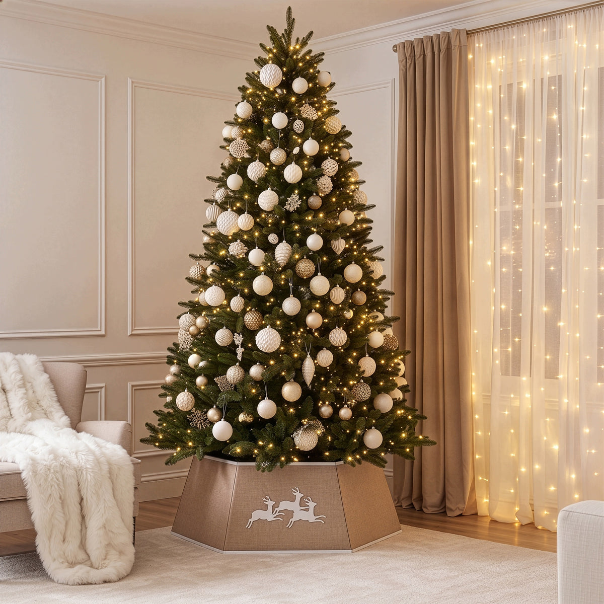 CHRISTMAS TREE STAND COVER 68x25 CM CHRISTMAS DECORATION CHRISTMAS TREE DECORATION Manufacturer code Osłonka 2403