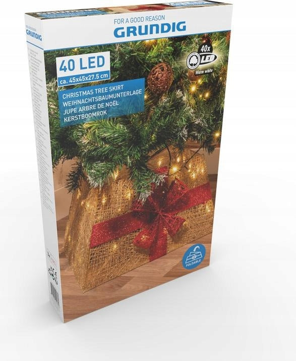CHRISTMAS TREE STAND COVER - DECORATION - LED - CHRISTMAS TREE SKIRT - GRUNDIG Manufacturer code 25236