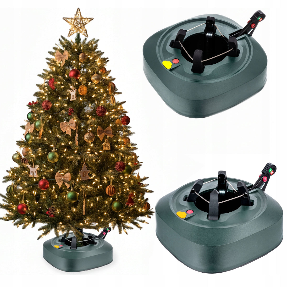 CHRISTMAS TREE STAND LARGE FOR TREE CHRISTMAS TREE STAND GREEN COIL
