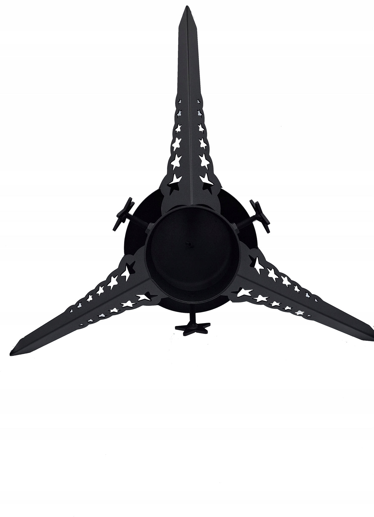 CHRISTMAS TREE STAND, LARGE, STARS, SMALL, BLACK Brand Luk-Met